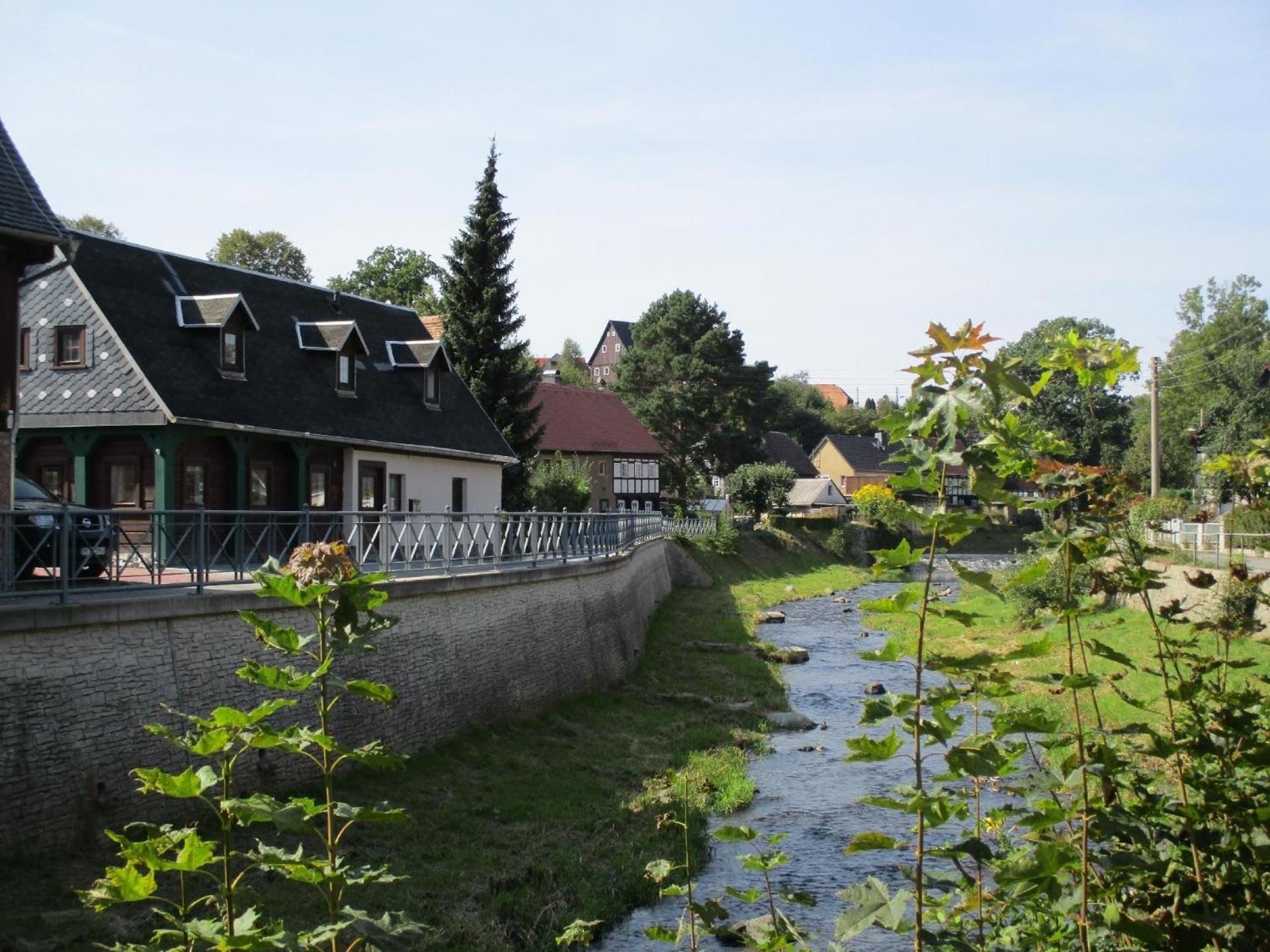 Ferienhaus In Grossschoenau Mit Grosser Terrasse Villa Luaran gambar